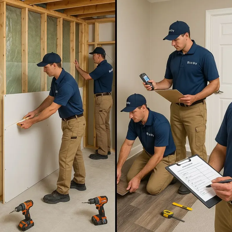 Repairs and Reconstruction process in Salina, OK